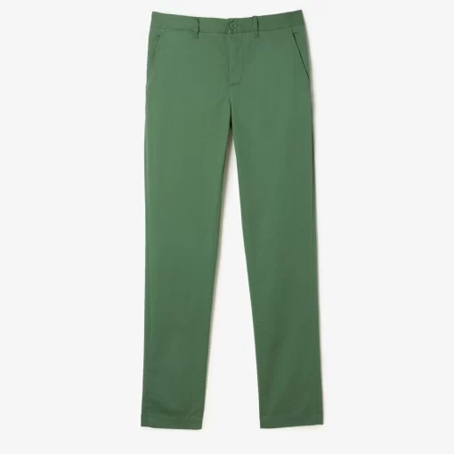 Pantalon Chino Slim Fit En Coton Stretch Biologique | Lacoste Discount