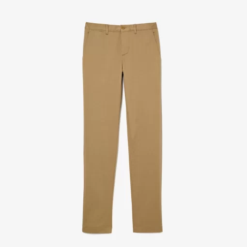 Pantalon Chino Slim Fit En Coton Stretch Biologique | Lacoste Best Sale