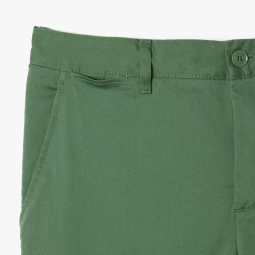 Pantalon Chino Slim Fit En Coton Stretch Biologique | Lacoste Discount