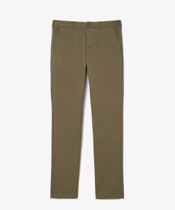 Pantalon Chino Slim Fit En Coton Stretch Biologique | Lacoste Flash Sale