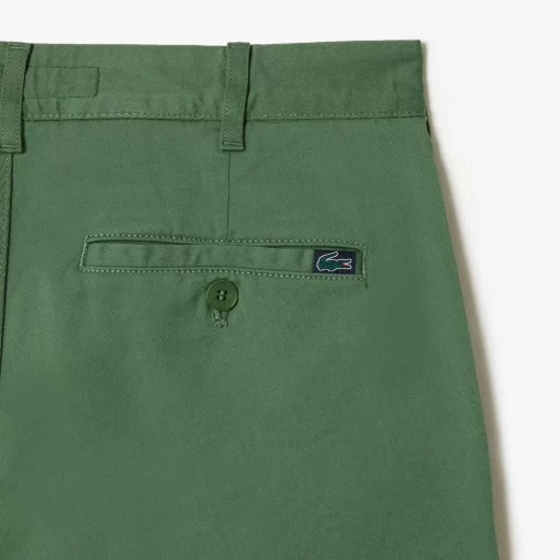 Pantalon Chino Slim Fit En Coton Stretch Biologique | Lacoste Discount