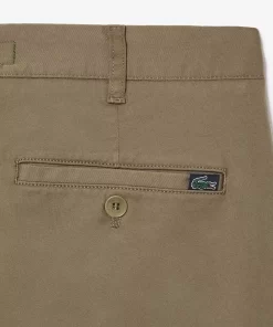 Pantalon Chino Slim Fit En Coton Stretch Biologique | Lacoste Flash Sale