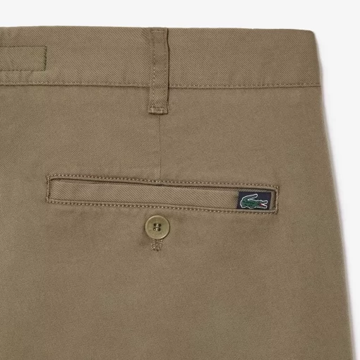 Pantalon Chino Slim Fit En Coton Stretch Biologique | Lacoste Flash Sale