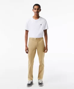 Pantalon Chino Slim Fit En Coton Stretch Uni | Lacoste Cheap