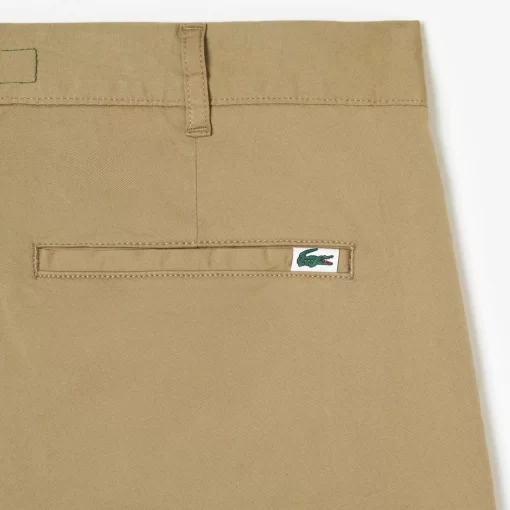 Pantalon Chino Slim Fit En Coton Stretch Uni | Lacoste Cheap