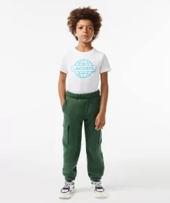 Pantalon De Survetement Garçon En Coton Biologique | Lacoste New