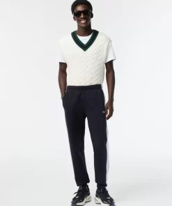 Pantalon De Survetement Homme Avec Marquage Et Bandes Contrastees | Lacoste Fashion