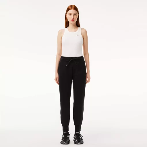 Pantalon De Survetement Jogger Femme En Double-Face | Lacoste Fashion