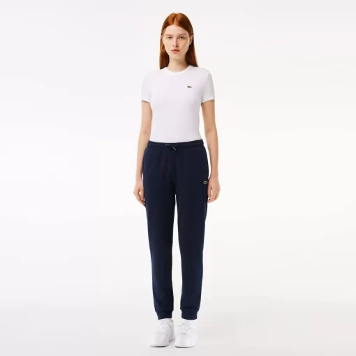 Pantalon De Survetement Jogger Femme En Molleton | Lacoste Outlet