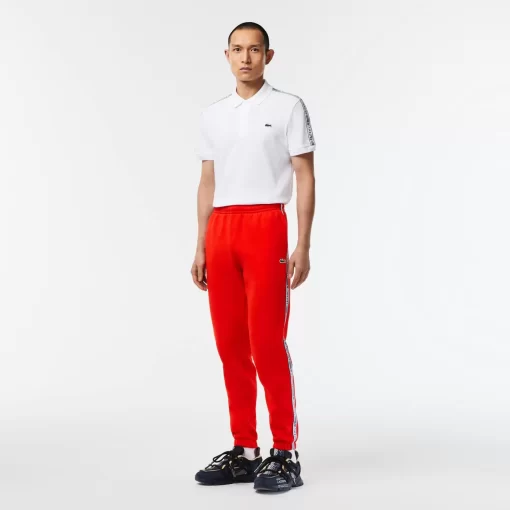 Pantalon De Survetement Jogger Homme Avec Bandes Siglees | Lacoste New