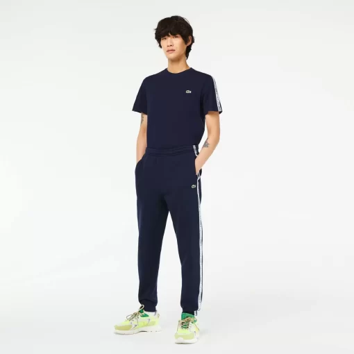 Pantalon De Survetement Jogger Homme Avec Bandes Siglees | Lacoste Flash Sale