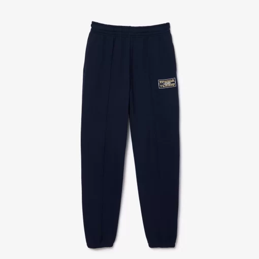 Pantalon De Survetement Jogger Imprime Tennis En Molleton | Lacoste Discount