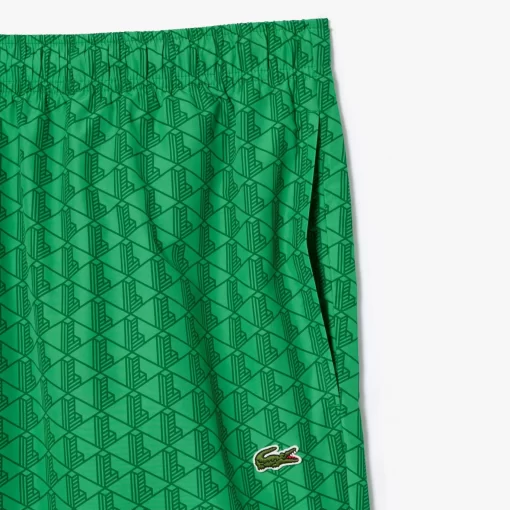 Pantalon De Survetement Sportsuit Taffetas Imprime Monogramme | Lacoste Outlet