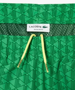 Pantalon De Survetement Sportsuit Taffetas Imprime Monogramme | Lacoste Outlet