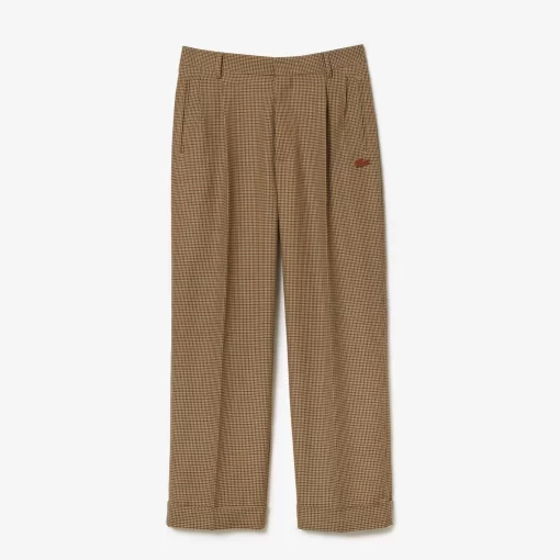 Pantalon Fusele X Le Fleur A Carreaux | Lacoste Sale