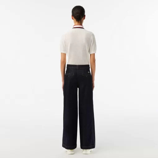 Pantalon Jean Femme En Denim Extensible | Lacoste Shop