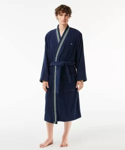 Peignoir De Bain Kimono Long L Club En Coton | Lacoste Sale