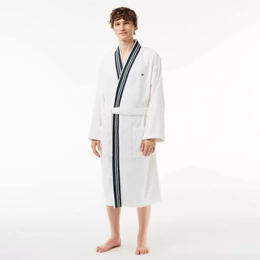 Peignoir De Bain Kimono Long L Club En Coton | Lacoste New