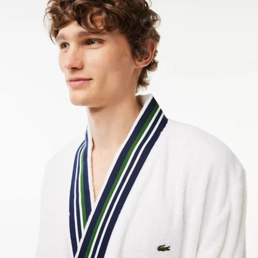 Peignoir De Bain Kimono Long L Club En Coton | Lacoste New