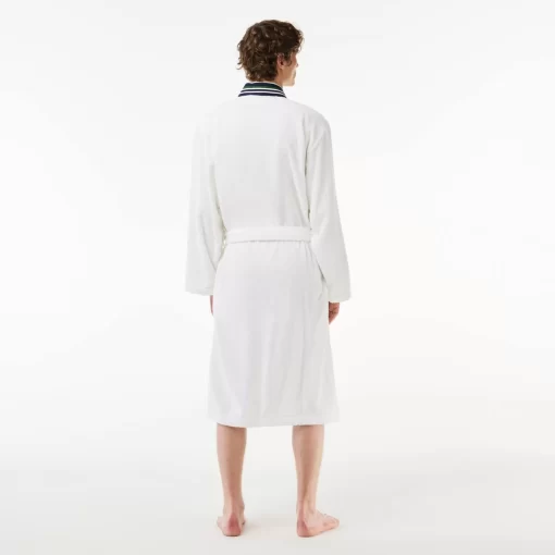 Peignoir De Bain Kimono Long L Club En Coton | Lacoste New