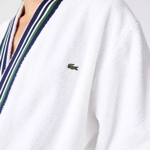 Peignoir De Bain Kimono Long L Club En Coton | Lacoste New