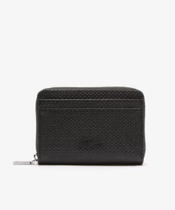 Petit Porte-Monnaie Unisexe Chantaco Zippe En Cuir Premium | Lacoste Discount