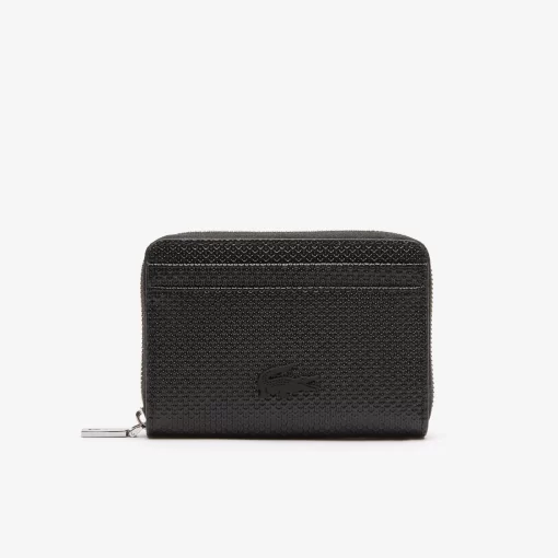 Petit Porte-Monnaie Unisexe Chantaco Zippe En Cuir Premium | Lacoste Discount