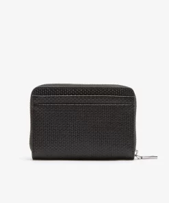 Petit Porte-Monnaie Unisexe Chantaco Zippe En Cuir Premium | Lacoste Discount