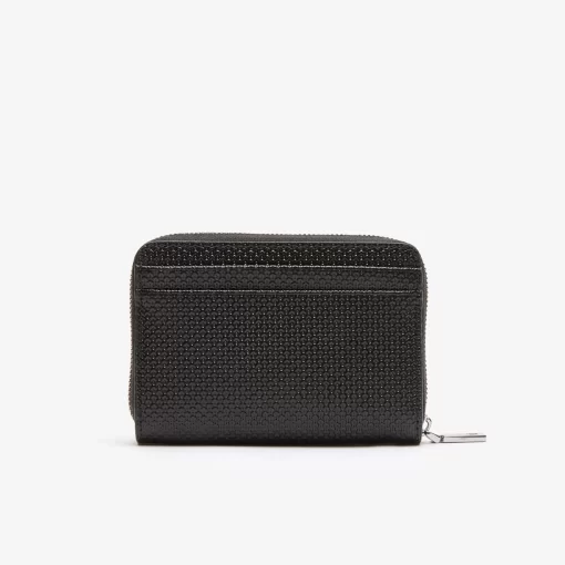 Petit Porte-Monnaie Unisexe Chantaco Zippe En Cuir Premium | Lacoste Discount