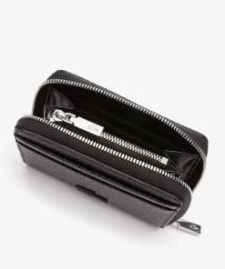 Petit Porte-Monnaie Unisexe Chantaco Zippe En Cuir Premium | Lacoste Discount