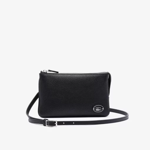 Pochette Double Origin Croc En Cuir | Lacoste Shop