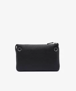 Pochette Double Origin Croc En Cuir | Lacoste Shop