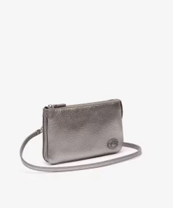 Pochette Double Origin Croc En Cuir | Lacoste Cheap