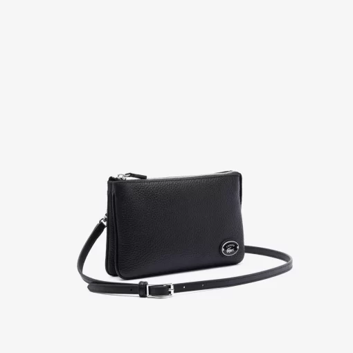 Pochette Double Origin Croc En Cuir | Lacoste Shop