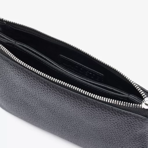 Pochette Double Origin Croc En Cuir | Lacoste Shop