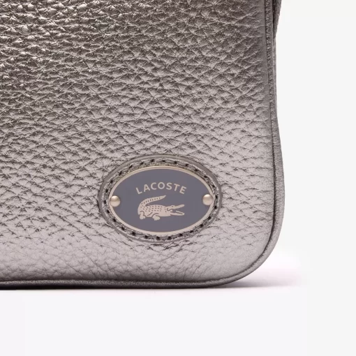 Pochette Double Origin Croc En Cuir | Lacoste Cheap