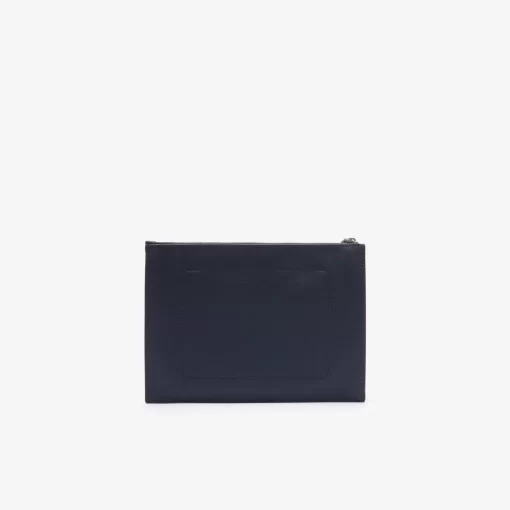 Pochette Zippee Unisexe Anna En Toile Enduite Piquee | Lacoste New