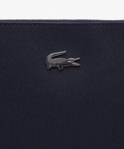 Pochette Zippee Unisexe Anna En Toile Enduite Piquee | Lacoste New