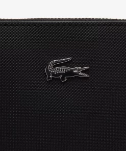 Pochette Zippee Unisexe Anna En Toile Enduite Piquee | Lacoste Fashion