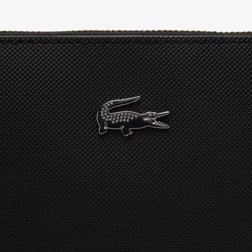 Pochette Zippee Unisexe Anna En Toile Enduite Piquee | Lacoste Fashion