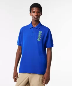 Polo Avec Badges Crocodiles Iconiques En Pique | Lacoste Store