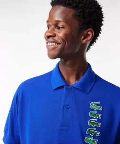 Polo Avec Badges Crocodiles Iconiques En Pique | Lacoste Store