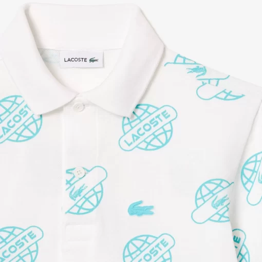 Polo Avec Imprime En Mini Pique De Coton | Lacoste Sale