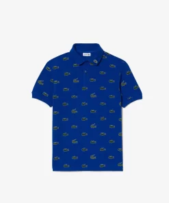 Polo Avec Imprime Signature En Coton | Lacoste Fashion