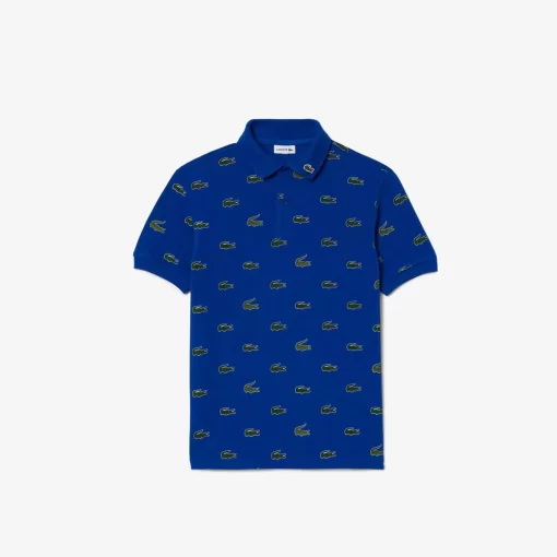 Polo Avec Imprime Signature En Coton | Lacoste Fashion