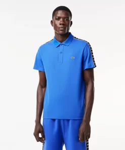 Polo En Mini Pique Stretch A Bande Siglee | Lacoste Sale