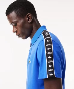 Polo En Mini Pique Stretch A Bande Siglee | Lacoste Sale