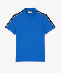 Polo En Mini Pique Stretch A Bande Siglee | Lacoste Sale