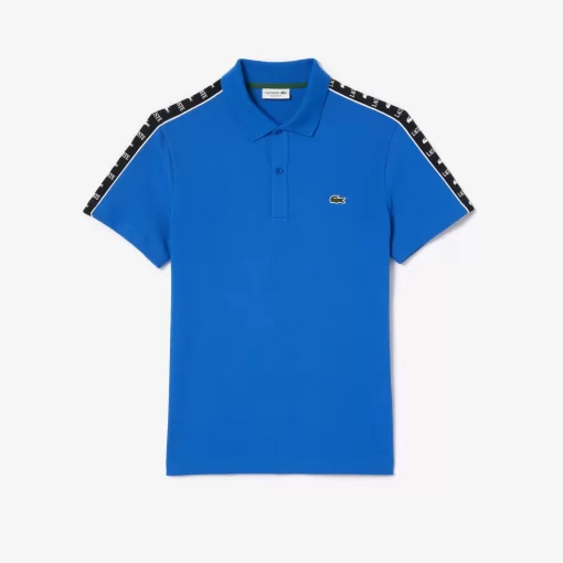 Polo En Mini Pique Stretch A Bande Siglee | Lacoste Sale