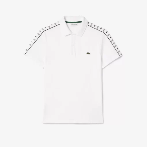 Polo En Mini Pique Stretch A Bande Siglee | Lacoste Hot